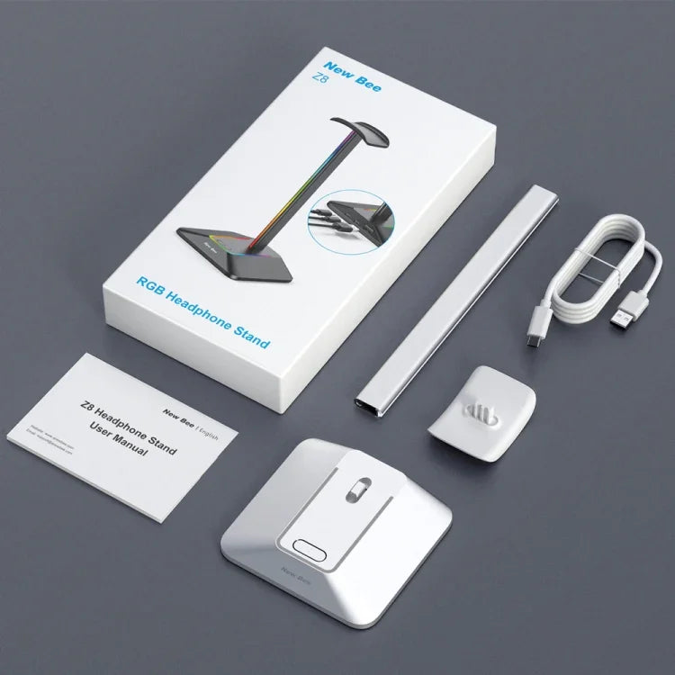 Giá trưng bày tai nghe nhiều màu Bee Dual Output, giá mở rộng HUB, giá đỡ tai nghe Z8 màu đen, Z8 màu bạc, Z9 không có giao diện mở rộng màu đen, Z9 không có giao diện mở rộng màu bạc