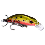 Mồi câu Minnow chìm 5.3cm 4.6g, mồi nhựa cứng bionic đổ dài, cần câu, lưỡi câu PROBEROS DW577 8003, lưỡi câu thường PROBEROS DW578