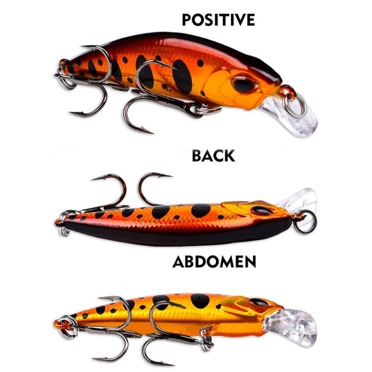Mồi câu Minnow chìm 5.3cm 4.6g, mồi nhựa cứng bionic đổ dài, cần câu, lưỡi câu PROBEROS DW577 8003, lưỡi câu thường PROBEROS DW578