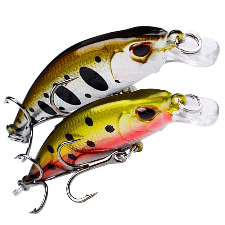 Mồi câu Minnow chìm 5.3cm 4.6g, mồi nhựa cứng bionic đổ dài, cần câu, lưỡi câu PROBEROS DW577 8003, lưỡi câu thường PROBEROS DW578