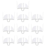 10 cái/túi khẩu trang trong suốt tái chế cho nhà hàng, đầu bếp chống mờ và chống bắn nước bọt
