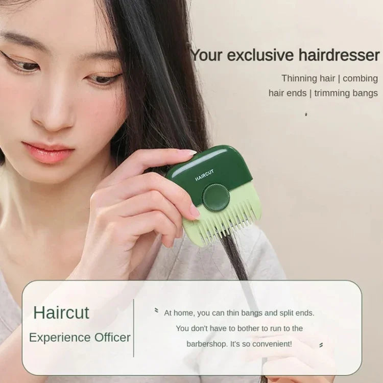 Lược mài tóc 2 trong 1, tông đơ cắt tóc cho tóc chẻ ngọn, cắt mỏng tóc