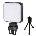 Đèn chiếu sáng hội nghị video di động W64 64 đèn LED cho laptop, bộ kẹp, bộ kẹp + chân máy