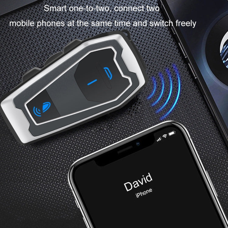 Tai nghe Bluetooth 5.0 stereo cho mũ bảo hiểm xe máy, V10