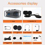 Tai nghe Bluetooth 5.0 stereo cho mũ bảo hiểm xe máy, V10