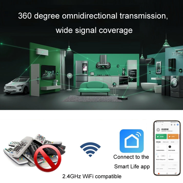 Điều khiển từ xa hồng ngoại thông minh cho TV Box WIFI và điều hòa, QRA1