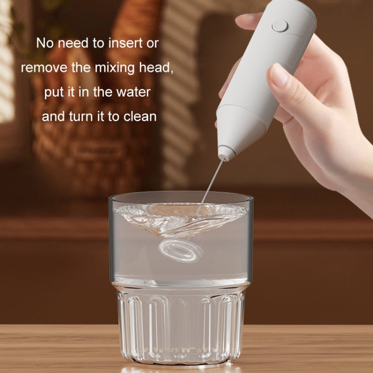 Máy Tạo Bọt Sữa Cầm Tay Mini Điện Khuấy Kem