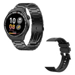 Đồng hồ thông minh GT3Pro 1.28 inch theo dõi sức khỏe, Gọi Bluetooth, NFC, Dây silicone đen, Dây silicone bạc, Dây da đen, Dây da nâu, Dây thép đen, Dây thép bạc, Dây thép ba hạt đen, Dây thép ba hạt bạc