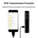 G1 Màn hình màu IPS 0,96 inch HD Máy ghi âm mini thông minh giảm tiếng ồn, 8GB, 16GB, 32GB
