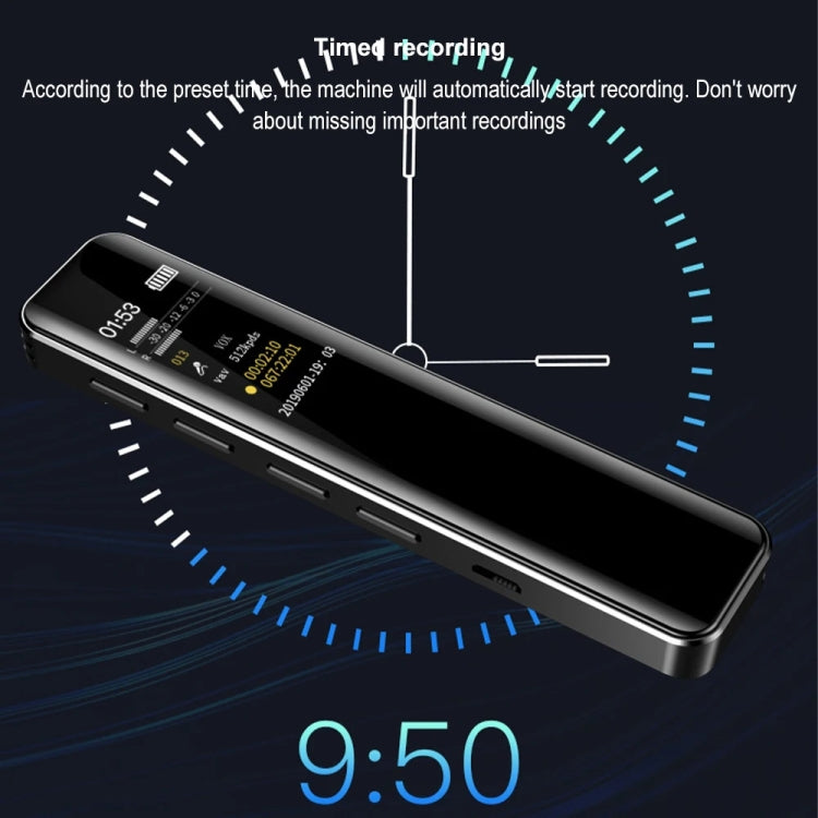G1 Màn hình màu IPS 0,96 inch HD Máy ghi âm mini thông minh giảm tiếng ồn, 8GB, 16GB, 32GB