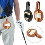 Túi đựng gậy golf treo eo ngoài trời bằng da, túi chèn gai golf, hai mặt màu đen, hai mặt màu nâu, một mặt màu đen, một mặt màu nâu