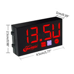 Compact LED Digital Display Time Voltmeter, 3 in 1 Red, 3 in 1 Blue, 3 in 1 White, 3 in 1 Green, 2 in 1 Temperature Red, 2 in 1 Temperature Blue, 2 in 1 Temperature White, 2 in 1 Temperature Green, 2 in 1 Water Temperature Red                          ...