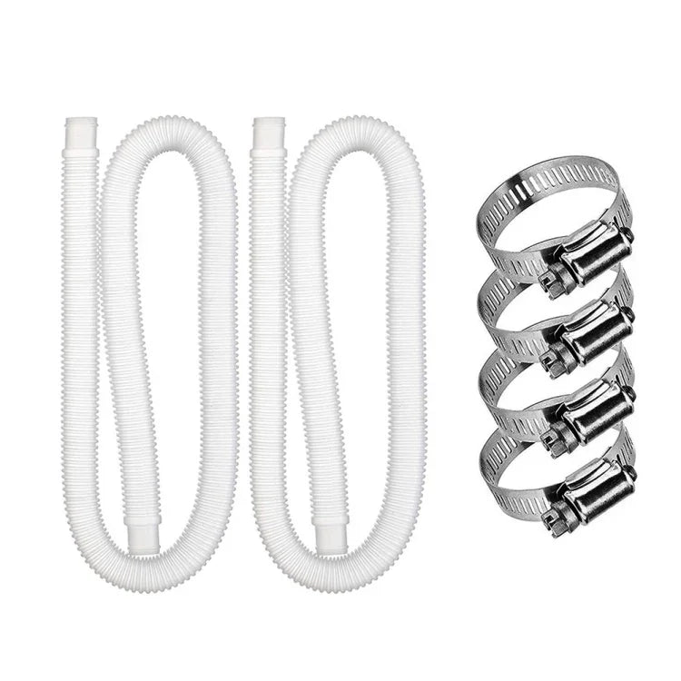 Dành cho bơm lọc hồ bơi Intex thay thế, 1 ống 2 kẹp, 2 ống 4 kẹp, 1 ống 2 kẹp màu xanh, 2 ống 4 kẹp màu xanh