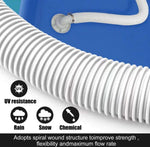 Dành cho bơm lọc hồ bơi Intex thay thế, 1 ống 2 kẹp, 2 ống 4 kẹp, 1 ống 2 kẹp màu xanh, 2 ống 4 kẹp màu xanh