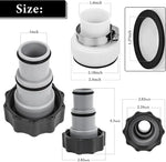 Dành cho bộ chuyển đổi ống hồ bơi Intex có ren trong, Bộ A, Bộ B, 1 bộ chuyển đổi loại A