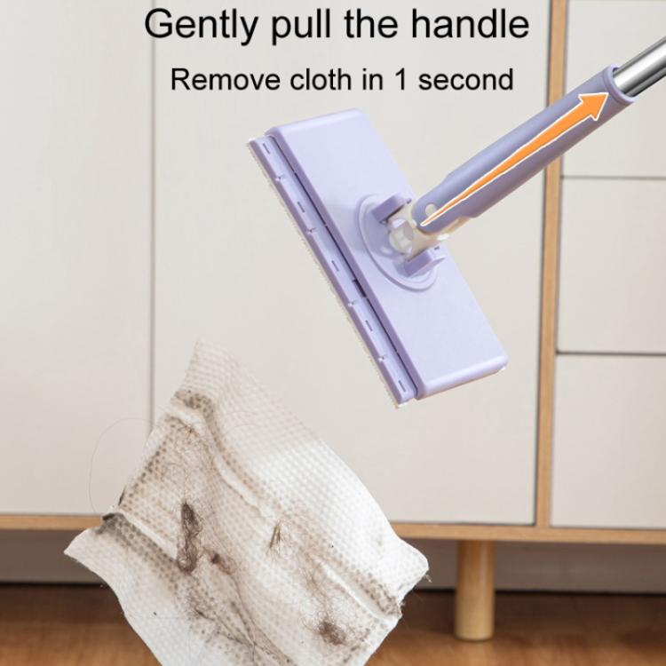 Khăn lau nhỏ, cây lau nhà mini tự động thay giấy không cần dùng tay cho người lười