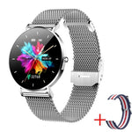 Đồng hồ thông minh Bluetooth T8 1.3 inch theo dõi nhịp tim/huyết áp/oxy trong máu, Vàng, Bạc, Cam, Bạc xám