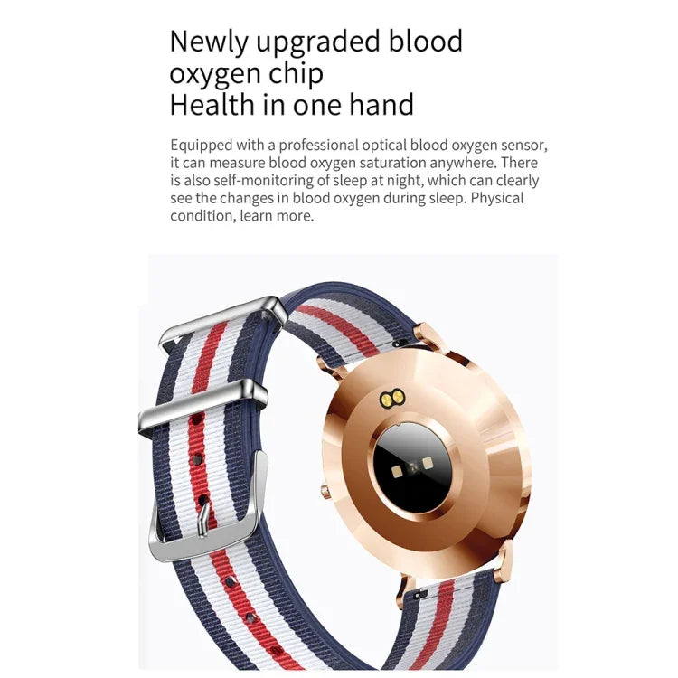 Đồng hồ thông minh Bluetooth T8 1.3 inch theo dõi nhịp tim/huyết áp/oxy trong máu, Vàng, Bạc, Cam, Bạc xám