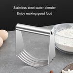 Dao cắt bột cong 5 lớp bằng thép không gỉ, dụng cụ cắt bột làm bánh trong nhà bếp