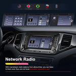 Máy nghe nhạc Volkswagen/Skoda 2+64G màn hình lớn tích hợp Carplay Android dẫn đường và camera lùi, 2+64G