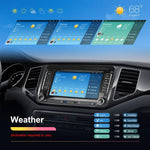 Máy nghe nhạc Volkswagen/Skoda 2+64G màn hình lớn tích hợp Carplay Android dẫn đường và camera lùi, 2+64G