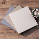 Album phim tự dán vải lanh đơn giản phong cách cổ điển, dung lượng lớn, quà tặng thủ công sáng tạo