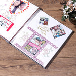 Album phim tự dán vải lanh đơn giản phong cách cổ điển, dung lượng lớn, quà tặng thủ công sáng tạo