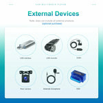 Máy định vị màn hình lớn Android 13,1 inch 4+64G với APK bản đồ đa năng / Carplay / Hình ảnh lùi xe, 13,1 inch