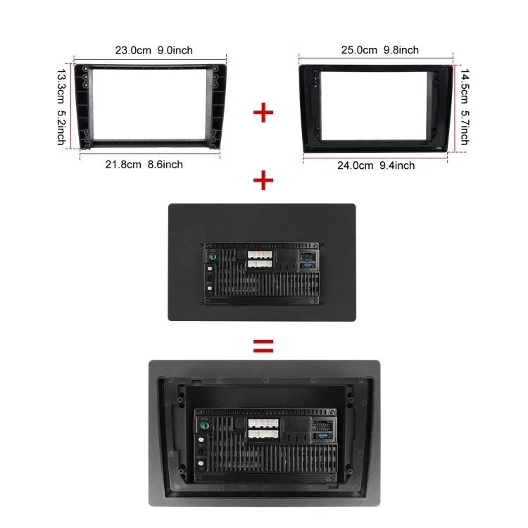 Máy định vị màn hình lớn Android 13,1 inch 4+64G với APK bản đồ đa năng / Carplay / Hình ảnh lùi xe, 13,1 inch
