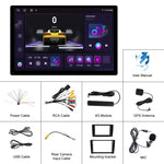 Máy định vị màn hình lớn Android 13,1 inch 4+64G với APK bản đồ đa năng / Carplay / Hình ảnh lùi xe, 13,1 inch