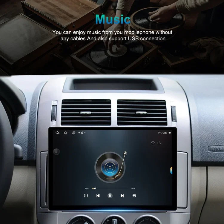 Máy định vị màn hình lớn Android 13,1 inch 4+64G với APK bản đồ đa năng / Carplay / Hình ảnh lùi xe, 13,1 inch