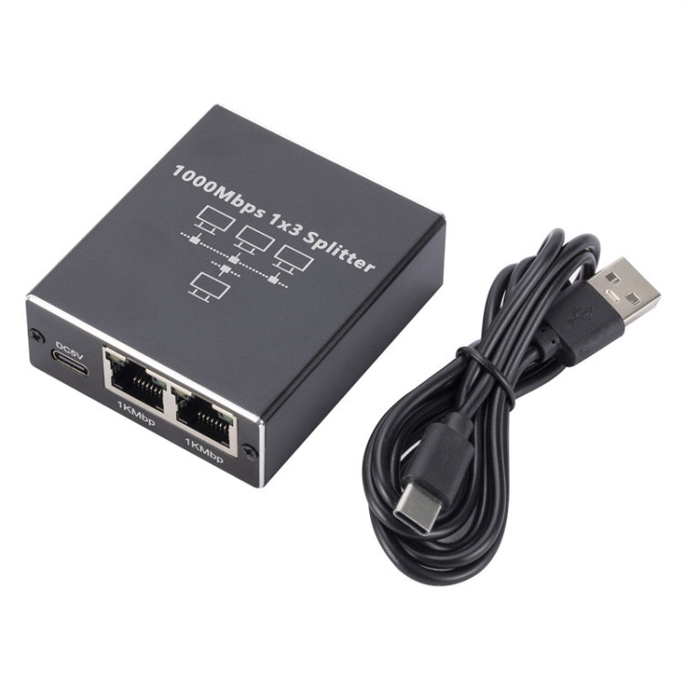 Bộ chia mạng Gigabit chia sẻ mạng cáp RJ45, 1 ra 3, 1 ra 4