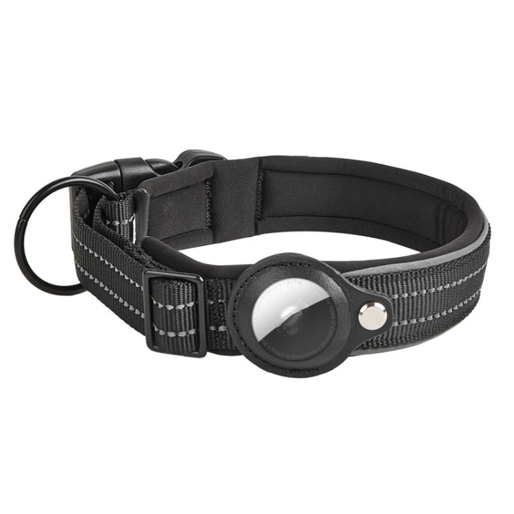Vòng cổ chó định vị AirTag thế hệ 2 / AirTag thế hệ 1 lót neoprene phản quang, S, M, L, XL