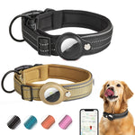 Vòng cổ chó định vị AirTag thế hệ 2 / AirTag thế hệ 1 lót neoprene phản quang, S, M, L, XL
