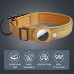 Vòng cổ chó định vị AirTag thế hệ 2 / AirTag thế hệ 1 lót neoprene phản quang, S, M, L, XL