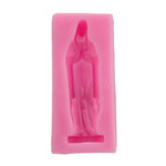 Khuôn bánh fondant Virgin Mary bằng silicone, khuôn làm bánh socola đất sét DIY, dụng cụ làm bánh