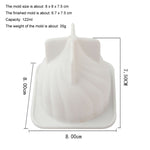 Khuôn bánh mousse xoáy, khuôn silicone hình hành tây cho bánh socola nướng tráng miệng Pháp, GT-105 đơn, GT-106 6 khoang, GT-9 15 khoang