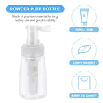 Prickly Heat Powder Spray Bottle Portable Empty Plastic Bottle, 180ml