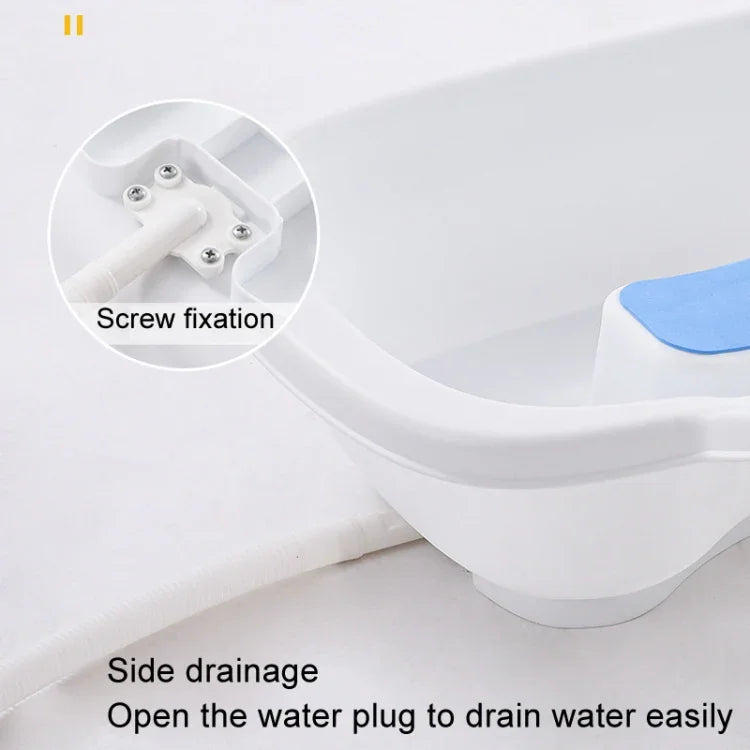 Chậu gội đầu di động dùng trên giường cho người bị thương, người già, phụ nữ mang thai