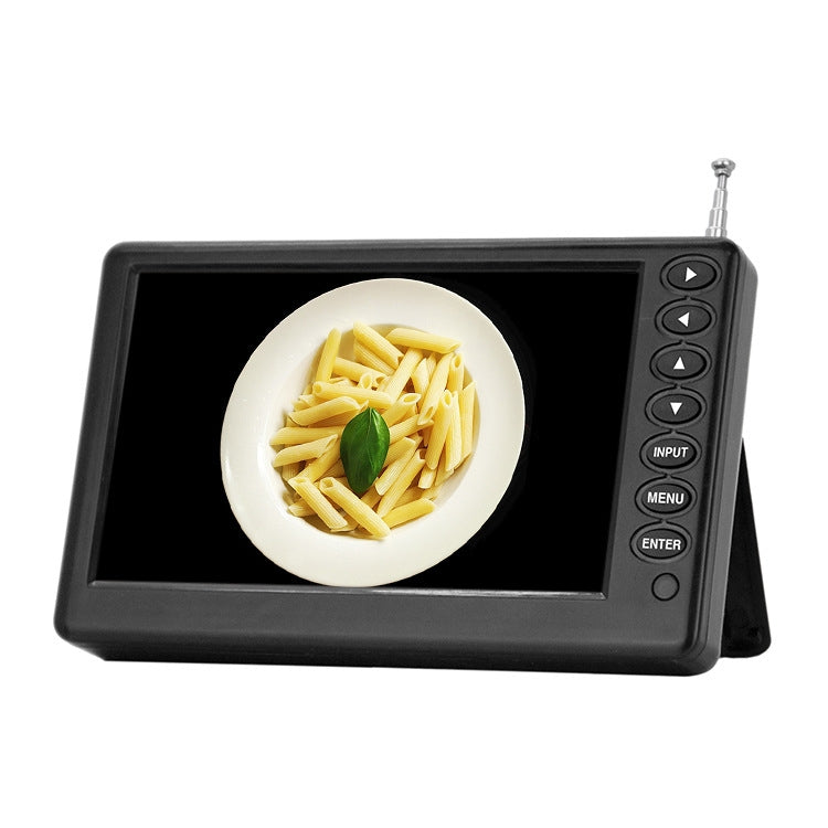 TV LCD kỹ thuật số xe hơi siêu mỏng 5 inch, phích cắm US, ATSC phích cắm US