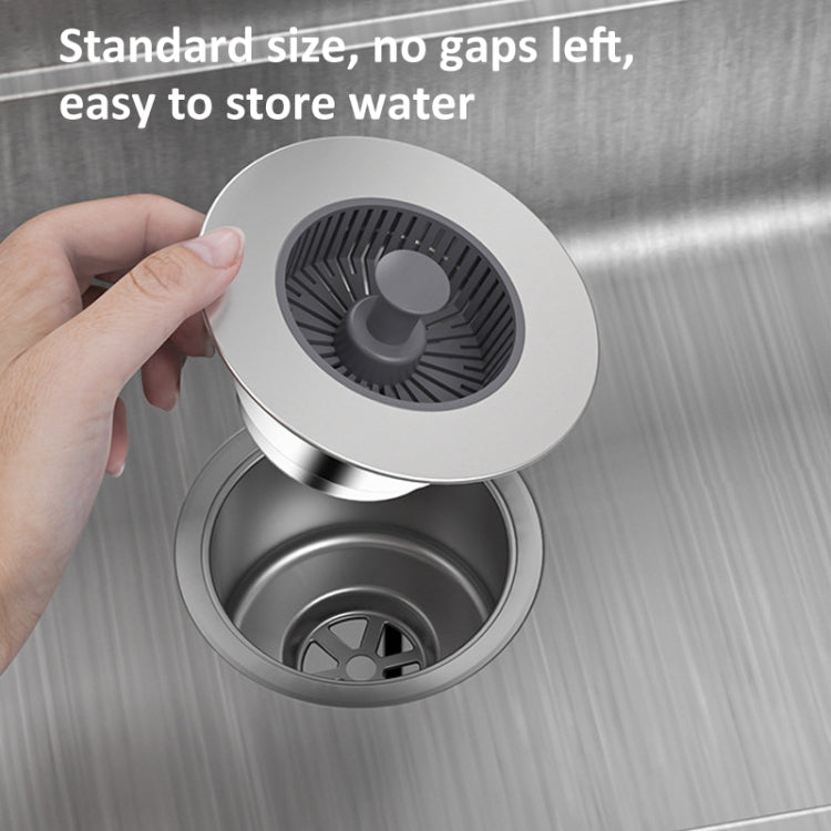 Bộ lọc và nút chặn thoát nước bồn rửa bếp bật lên, chống tắc nghẽn và dễ làm sạch, bộ lọc và nút chặn thoát nước bồn rửa
