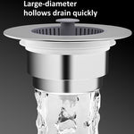 Bộ lọc và nút chặn thoát nước bồn rửa bếp bật lên, chống tắc nghẽn và dễ làm sạch, bộ lọc và nút chặn thoát nước bồn rửa