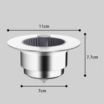Bộ lọc và nút chặn thoát nước bồn rửa bếp bật lên, chống tắc nghẽn và dễ làm sạch, bộ lọc và nút chặn thoát nước bồn rửa