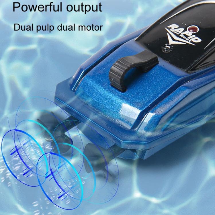 Thuyền điều khiển từ xa mini 2.4G cho trẻ em, đồ chơi tàu ngầm điện chơi nước mùa hè cho bé trai