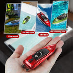 Thuyền điều khiển từ xa mini 2.4G cho trẻ em, đồ chơi tàu ngầm điện chơi nước mùa hè cho bé trai