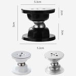 Chặn Cửa Chống Va Đập Im Lặng Từ Tính Mạnh Bằng Silicone Không Cần Đục Lỗ, Màu Trong Suốt, Đen, Trắng