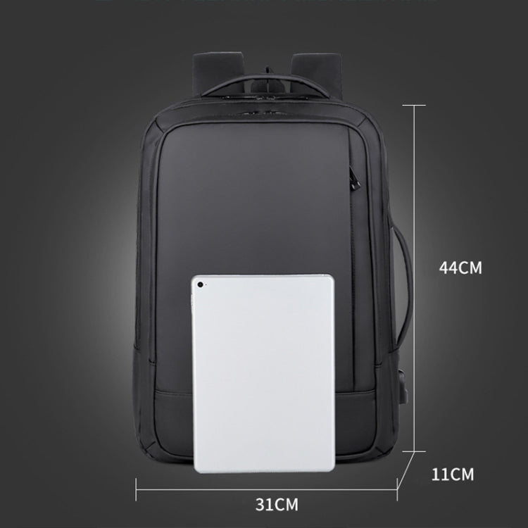Balo laptop kinh doanh chống nước có thể mở rộng với cổng USB