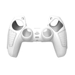 Ốp bảo vệ silicone chống trượt cho tay cầm PS5, màu trắng, xanh dương, đen, trắng+2 nút, xanh dương+2 nút, đen+2 nút, trắng+8 nút, xanh dương+8 nút, đen+8 nút