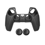 Ốp bảo vệ silicone chống trượt cho tay cầm PS5, màu trắng, xanh dương, đen, trắng+2 nút, xanh dương+2 nút, đen+2 nút, trắng+8 nút, xanh dương+8 nút, đen+8 nút