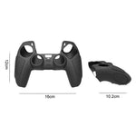 Ốp bảo vệ silicone chống trượt cho tay cầm PS5, màu trắng, xanh dương, đen, trắng+2 nút, xanh dương+2 nút, đen+2 nút, trắng+8 nút, xanh dương+8 nút, đen+8 nút